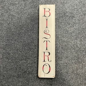 *BISTRO Wall Art Sign Home Decor 18"